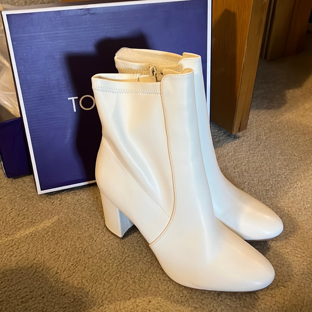 White booties